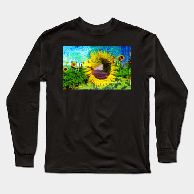 Roadside flowers Long Sleeve T-Shirt by dltphoto